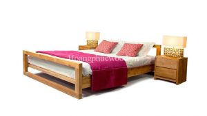 Giường gỗ Teak