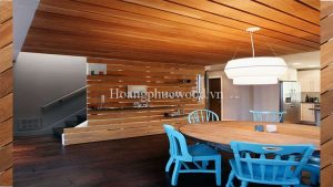 Ốp trần gỗ Teak
