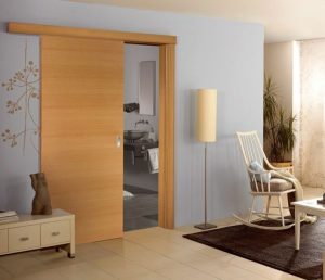 Interior Design Ideen Retro Holztüren Schiebetüren